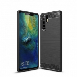 Kryt Na Huawei P30 Pro Kartáčované Uhlíkové Vlákno