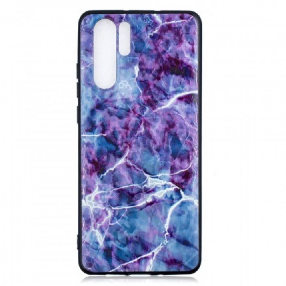 Kryty Na Mobil Na Huawei P30 Pro Fialový Mramor