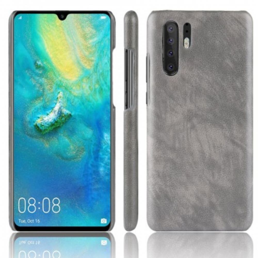 Kryty Na Mobil Na Huawei P30 Pro Kožený Efekt Litchi Performance