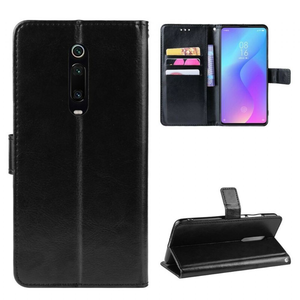 Flipové Pouzdro Na Xiaomi Mi 9T / Mi 9T Pro Třpytivá Umělá Kůže