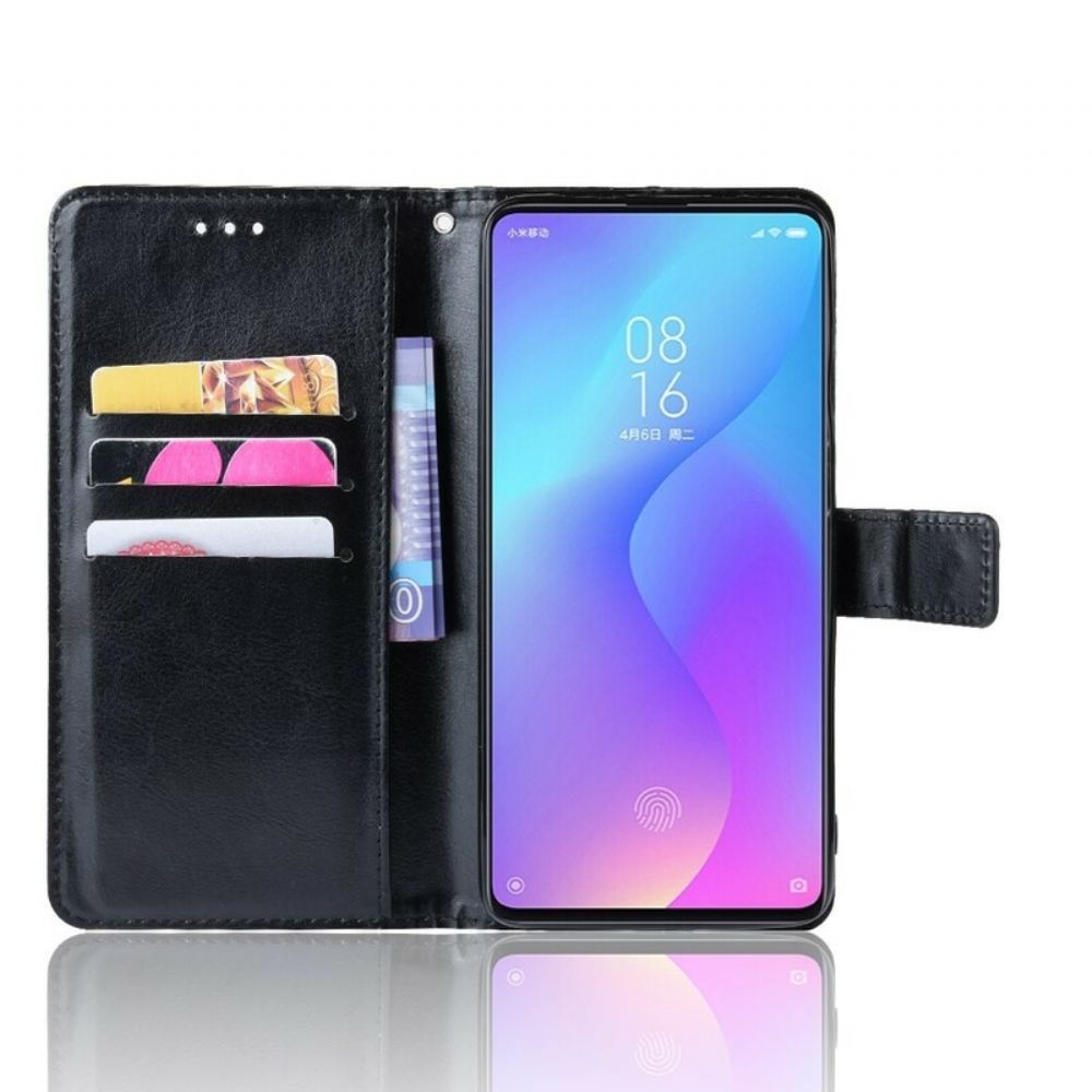 Flipové Pouzdro Na Xiaomi Mi 9T / Mi 9T Pro Třpytivá Umělá Kůže