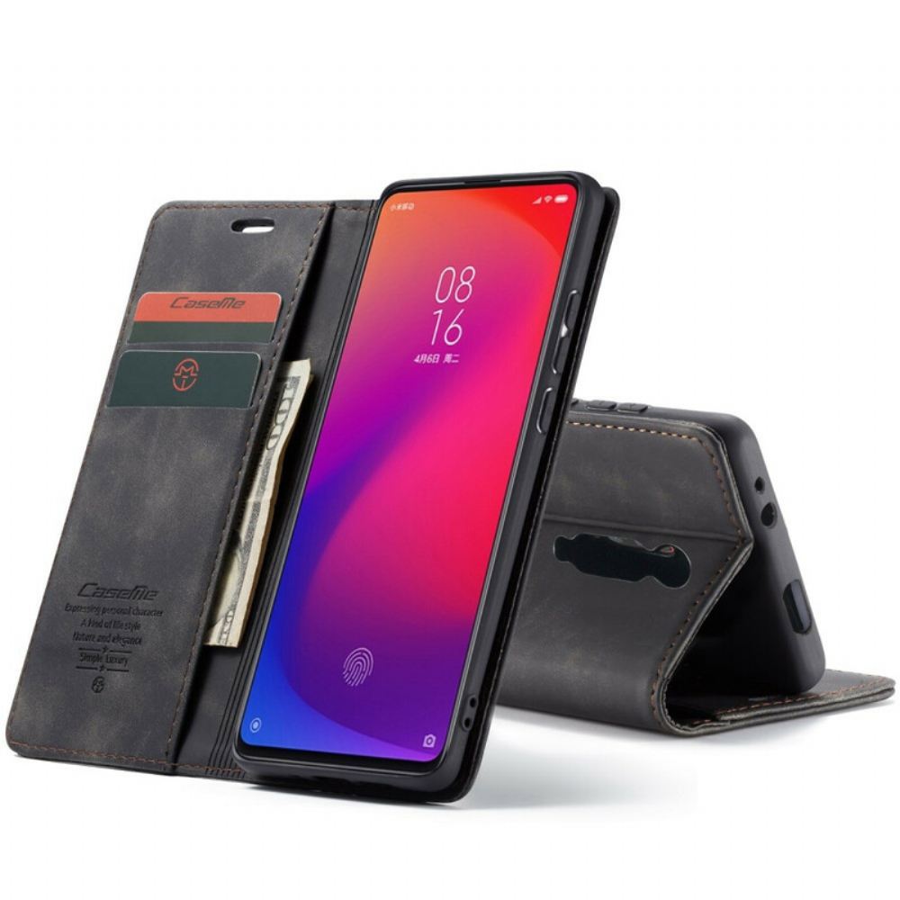 Kryty Na Mobil Na Xiaomi Mi 9T / Mi 9T Pro Flipové Pouzdro Caseme Umělá Kůže