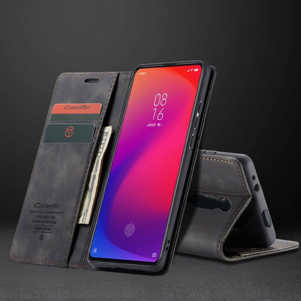 Kryty Na Mobil Na Xiaomi Mi 9T / Mi 9T Pro Flipové Pouzdro Caseme Umělá Kůže