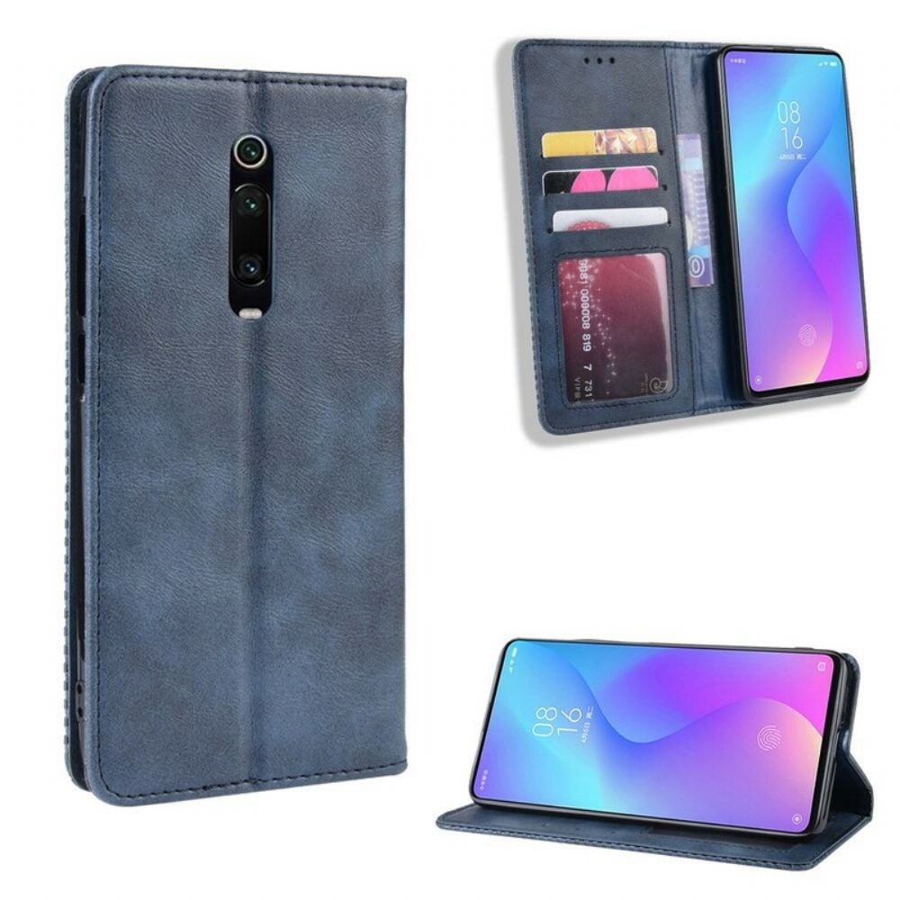 Kryty Na Mobil Na Xiaomi Mi 9T / Mi 9T Pro Flipové Pouzdro Stylizovaná Umělá Kůže