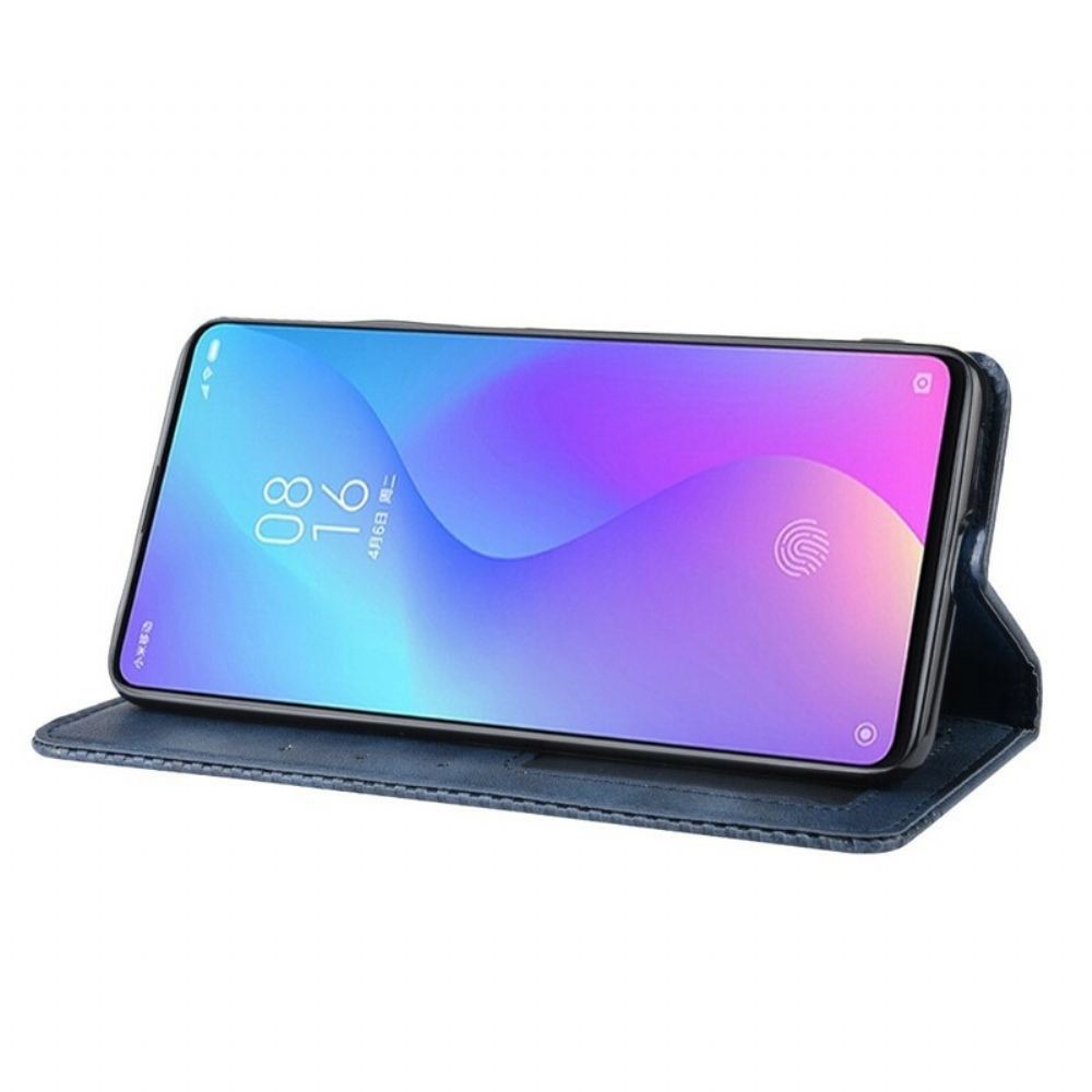 Kryty Na Mobil Na Xiaomi Mi 9T / Mi 9T Pro Flipové Pouzdro Stylizovaná Umělá Kůže