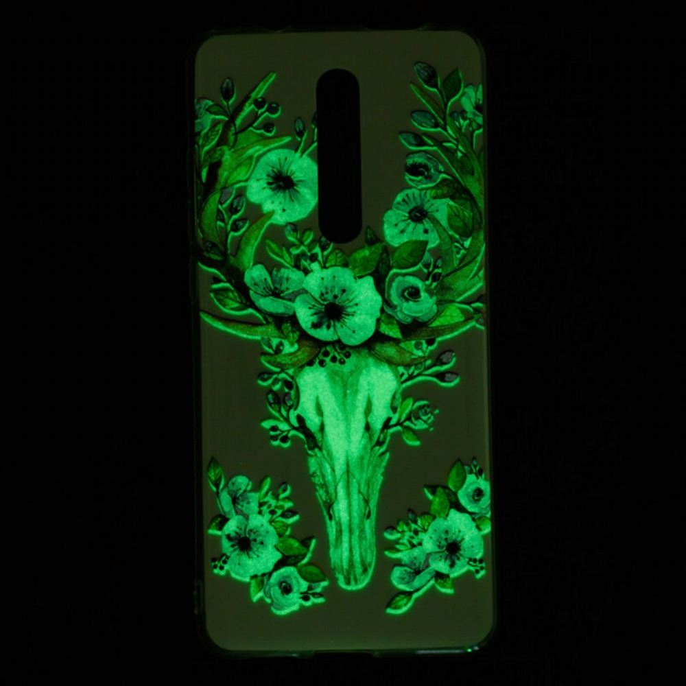 Kryty Na Mobil Na Xiaomi Mi 9T / Mi 9T Pro Fluorescenční Květ Elk