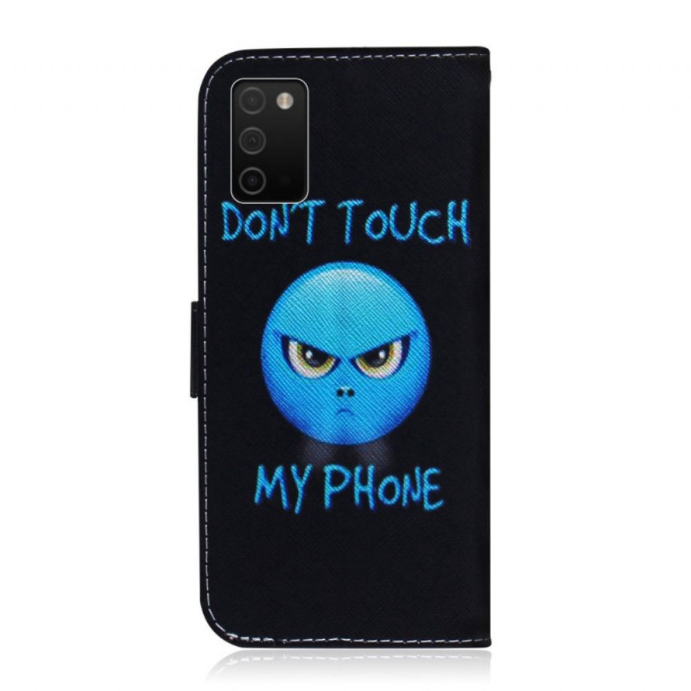 Flipové Pouzdro Na Samsung Galaxy A03s Emoji Telefon