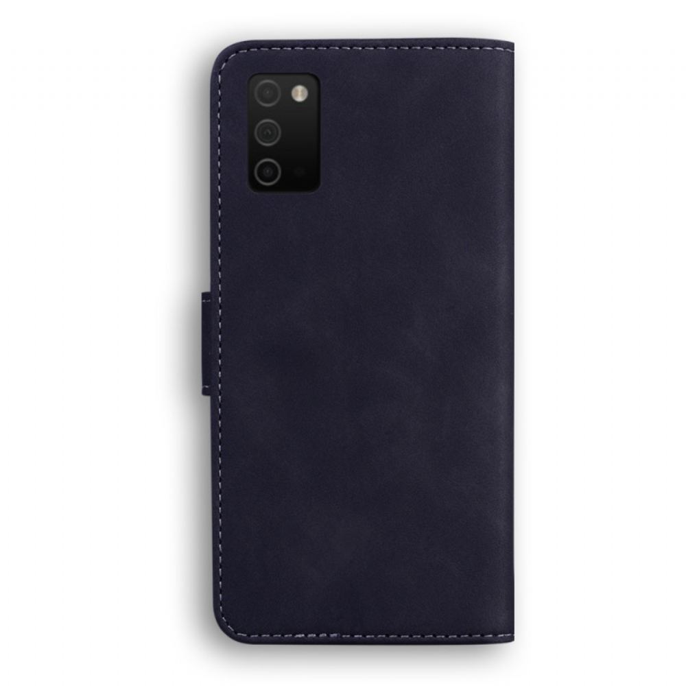 Flipové Pouzdro Na Samsung Galaxy A03s Vintage Couture Kožený Styl