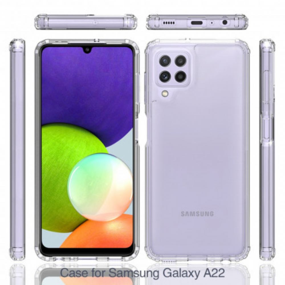 Kryt Na Samsung Galaxy A22 4G Transparentní Hybrid