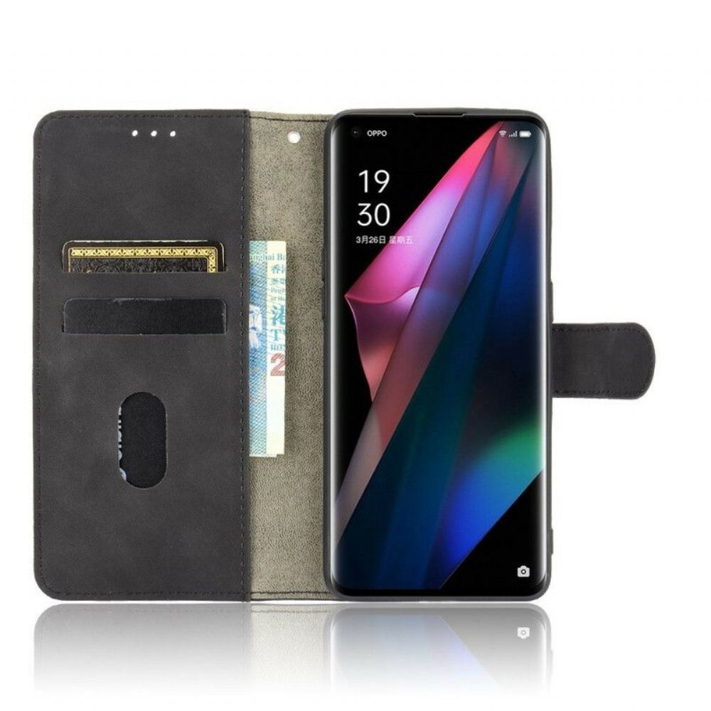 Flipové Pouzdro Na Oppo Find X3 Pro Skin Touch