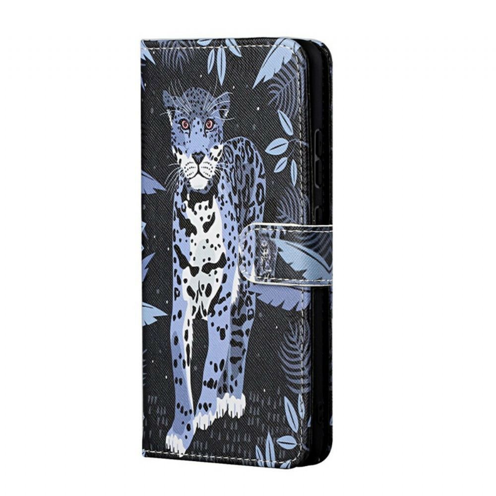 Flipové Pouzdro Na Huawei P Smart 2021 Na Lana Strappy Leopard