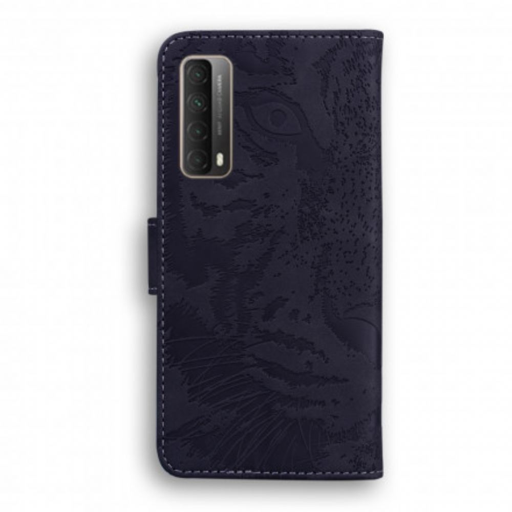 Flipové Pouzdro Na Huawei P Smart 2021 Tiger Face Print