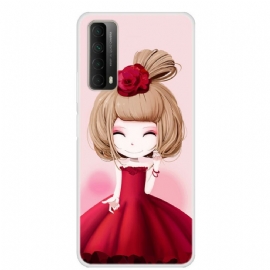 Kryt Na Huawei P Smart 2021 Manga Lady