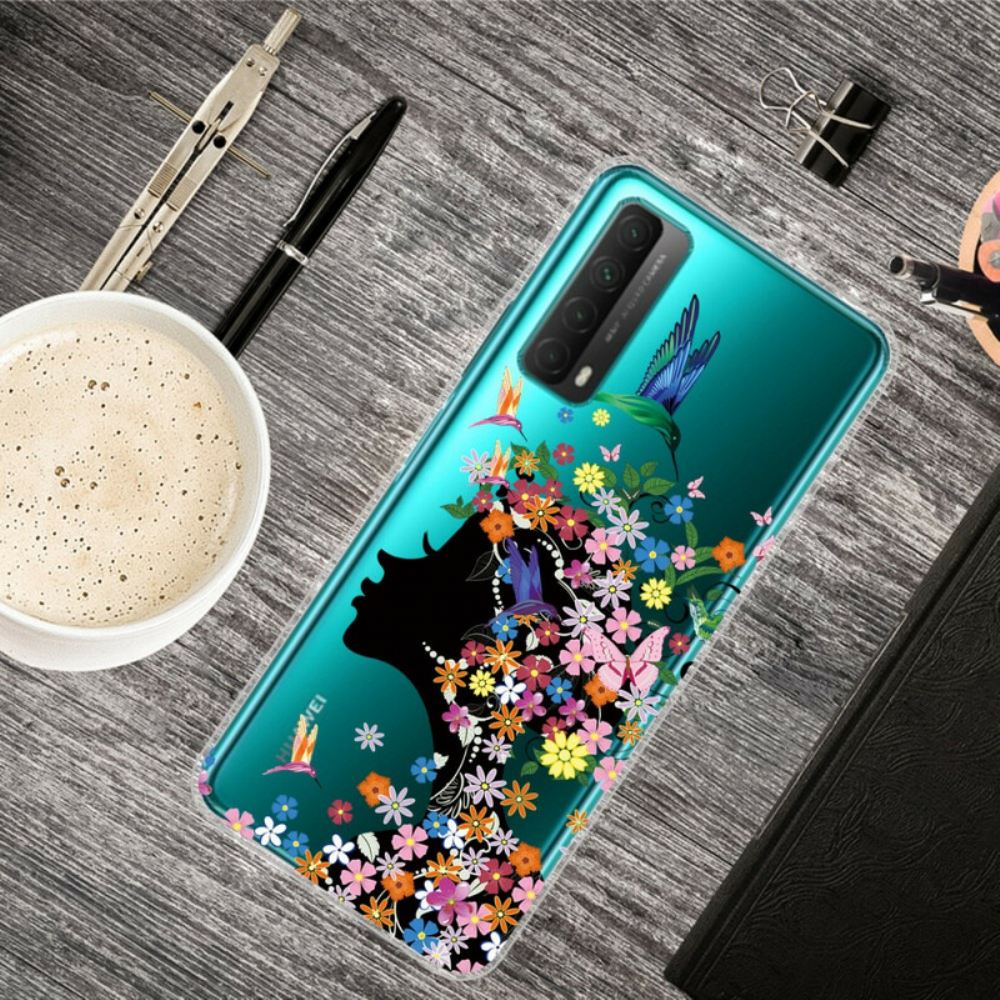 Kryt Na Huawei P Smart 2021 Průhledná Květinka