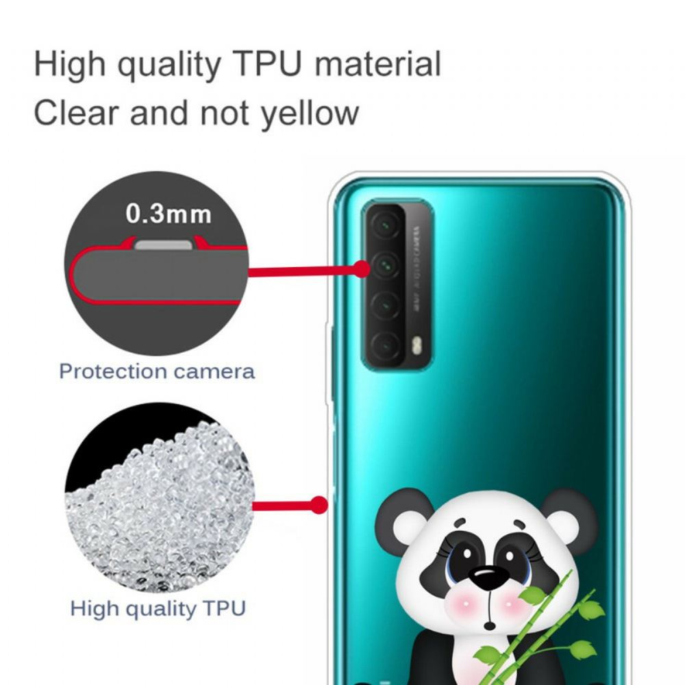 Kryt Na Huawei P Smart 2021 Transparentní Smutná Panda