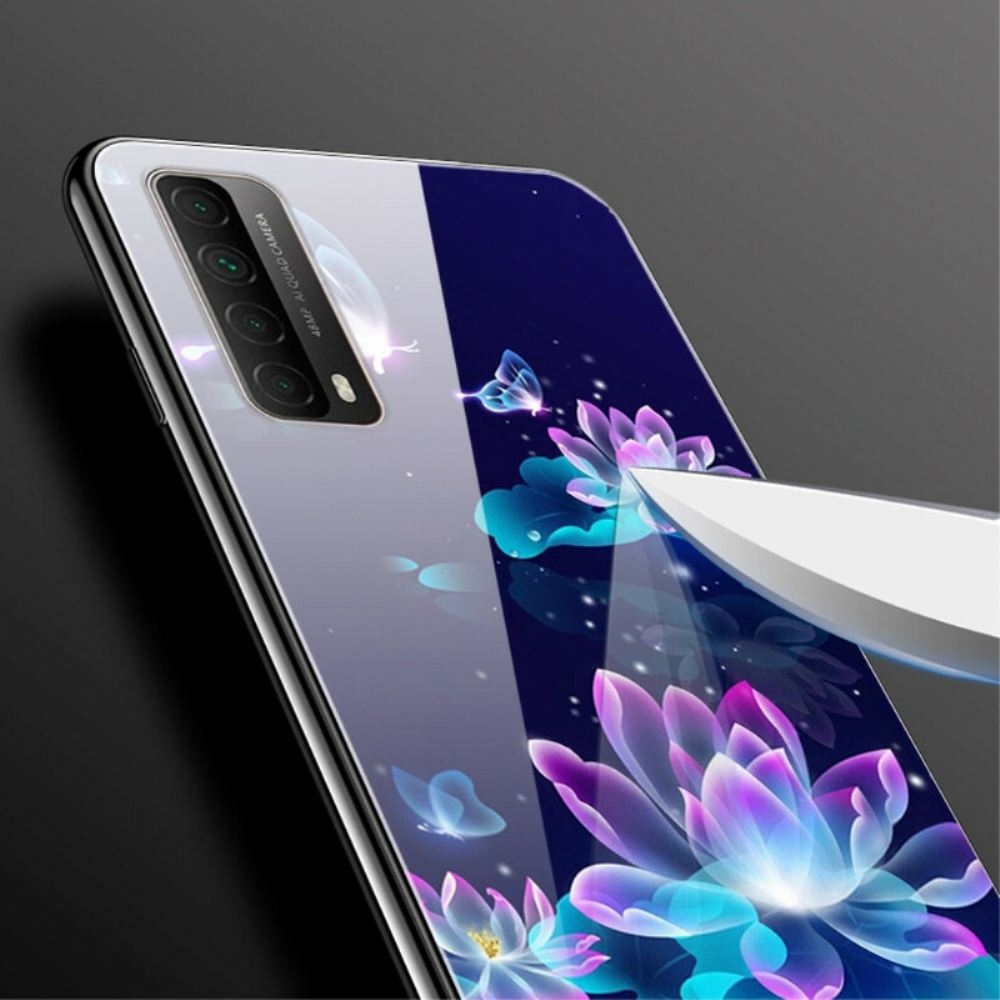 Kryt Na Huawei P Smart 2021 Tvrzené Sklo Fancy Flowers