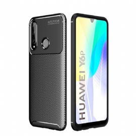 Kryt Na Huawei Y6p Flexibilní Textura Uhlíkových Vláken