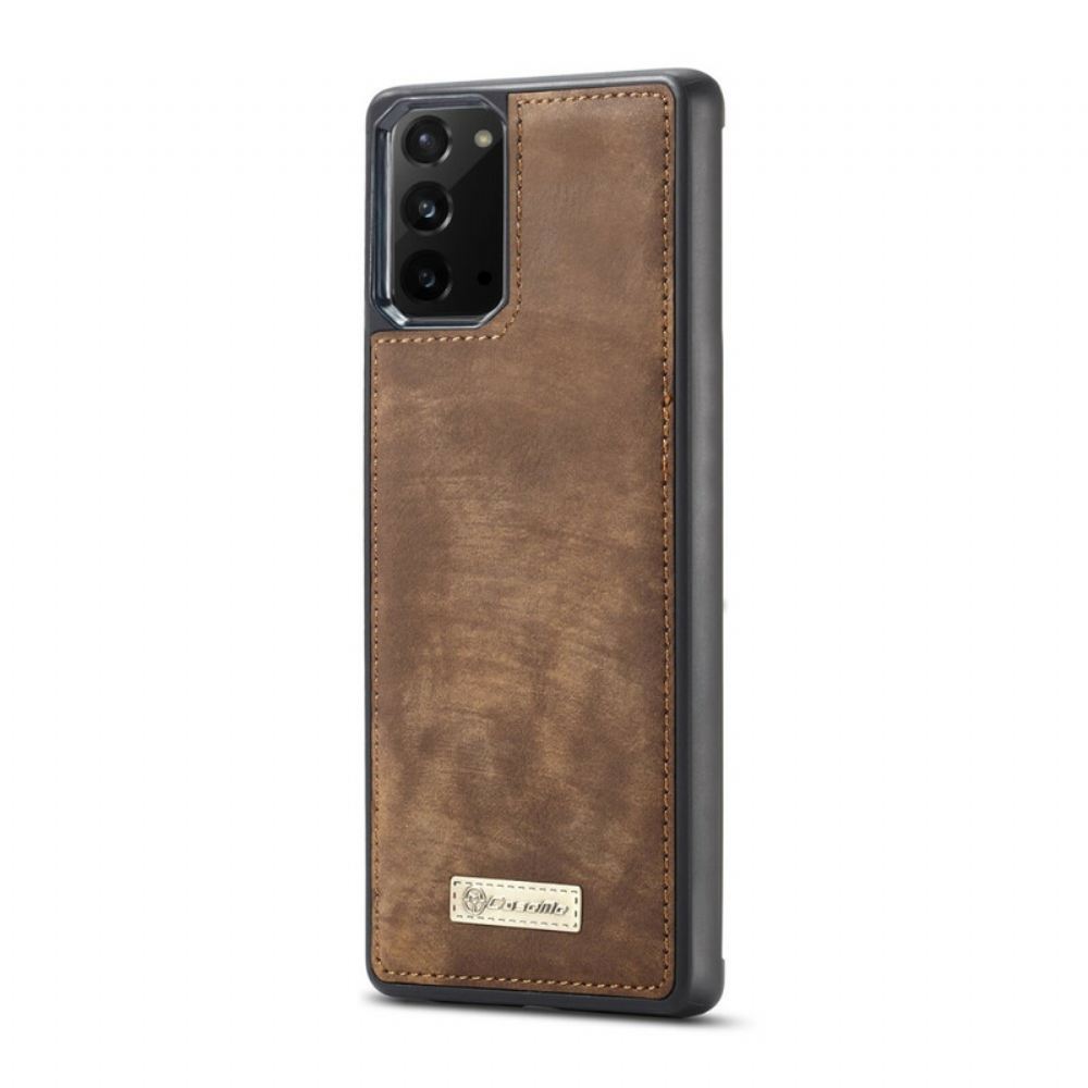 Kryty Na Mobil Kožené Pouzdro Na Samsung Galaxy Note 20 Caseme Odnímatelné