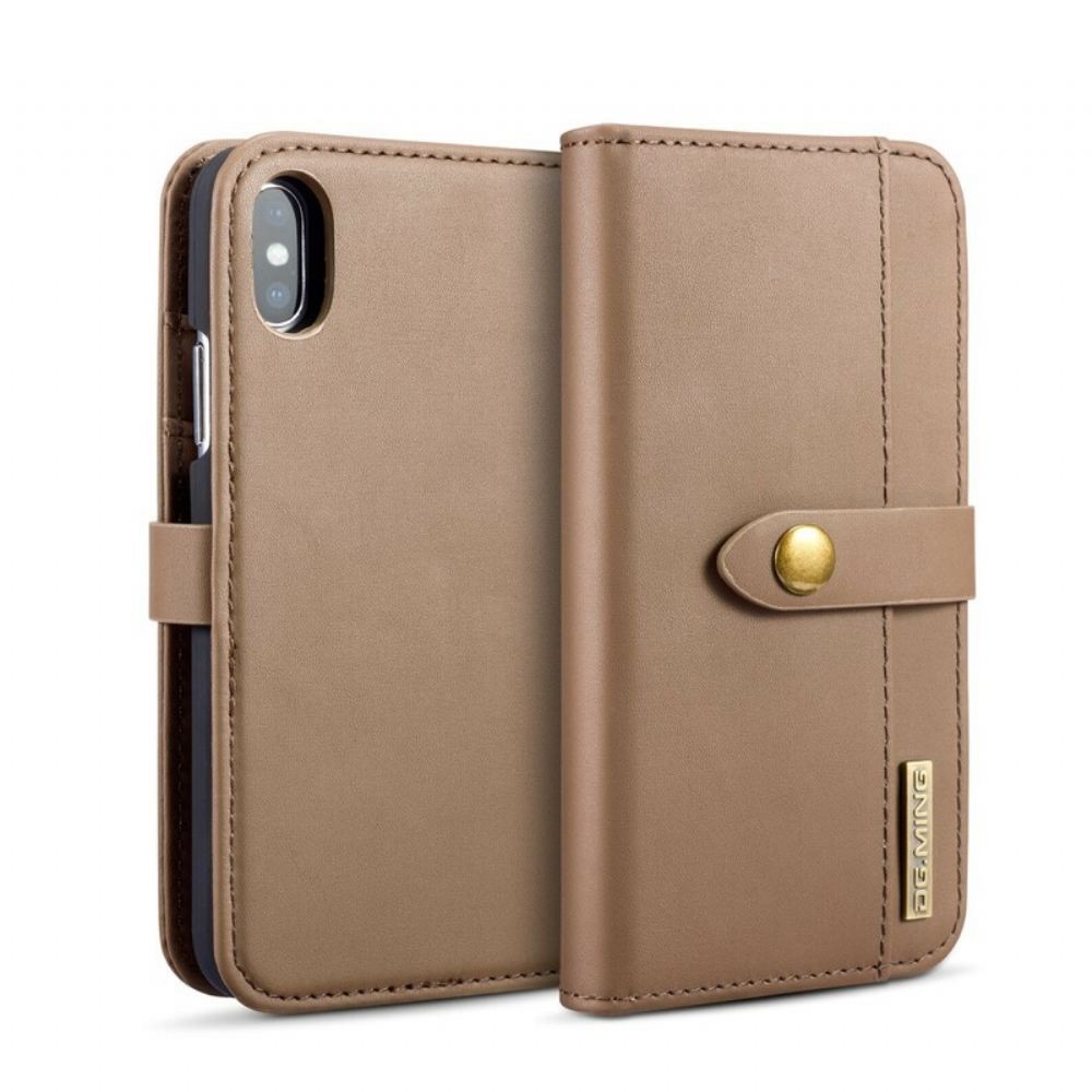 Flipové Pouzdro Na iPhone X / XS Dg Smooth Leather Effect. Ming Odnímatelný