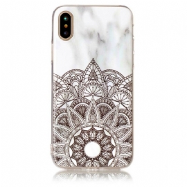 Kryt Na iPhone X / XS Mramorovaná Mandala