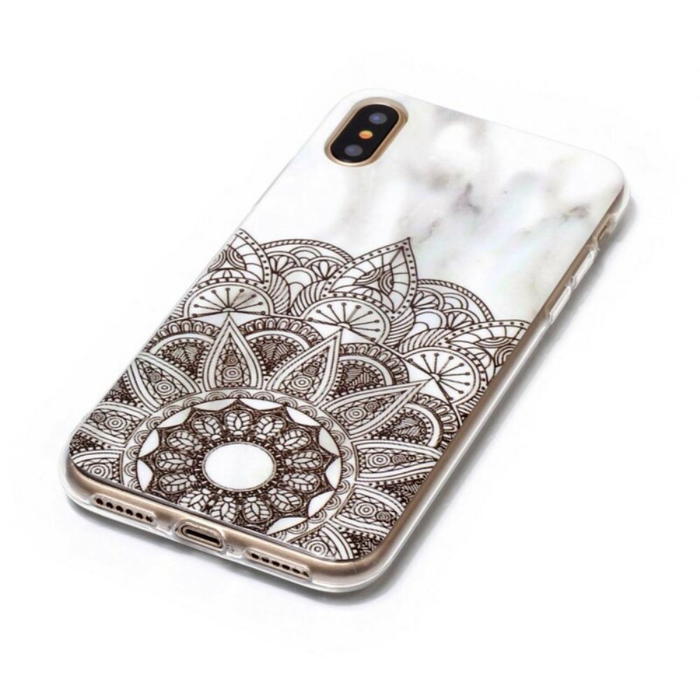 Kryt Na iPhone X / XS Mramorovaná Mandala