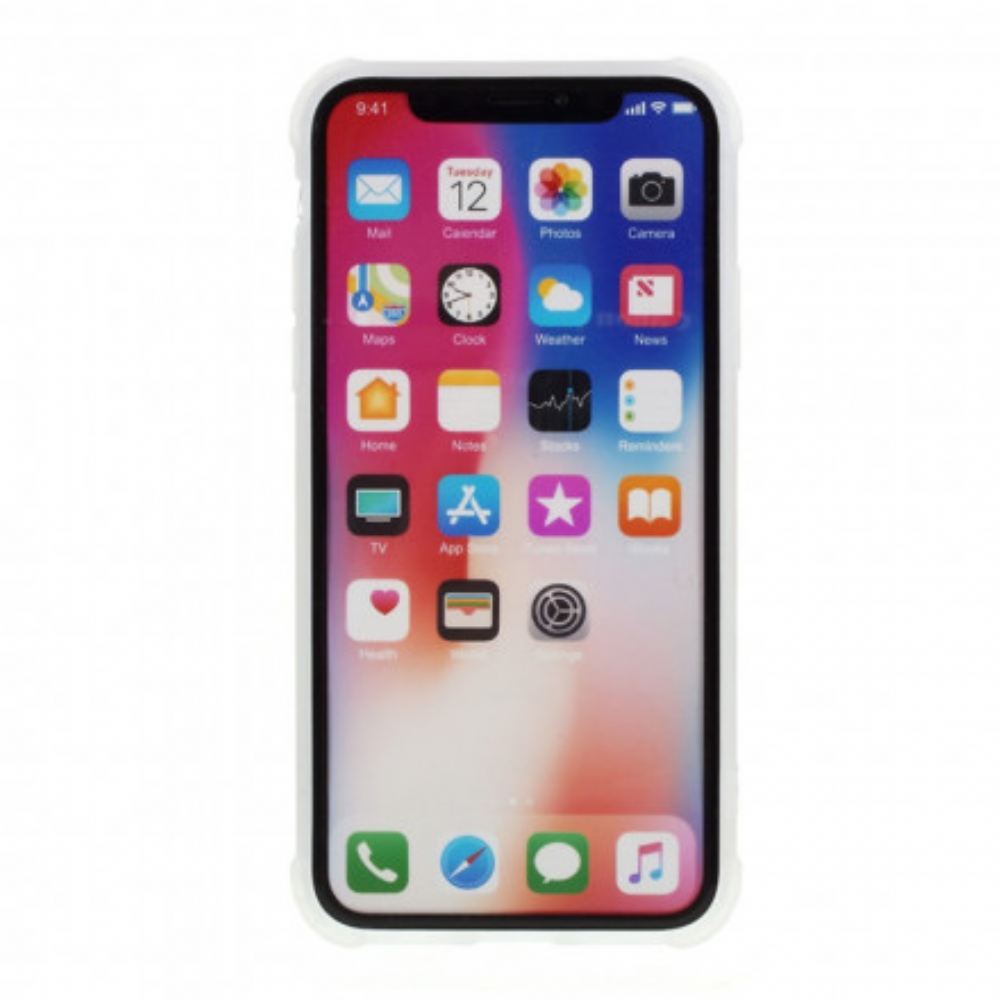 Kryt Na iPhone X / XS Okázalý Geometrický Mramor