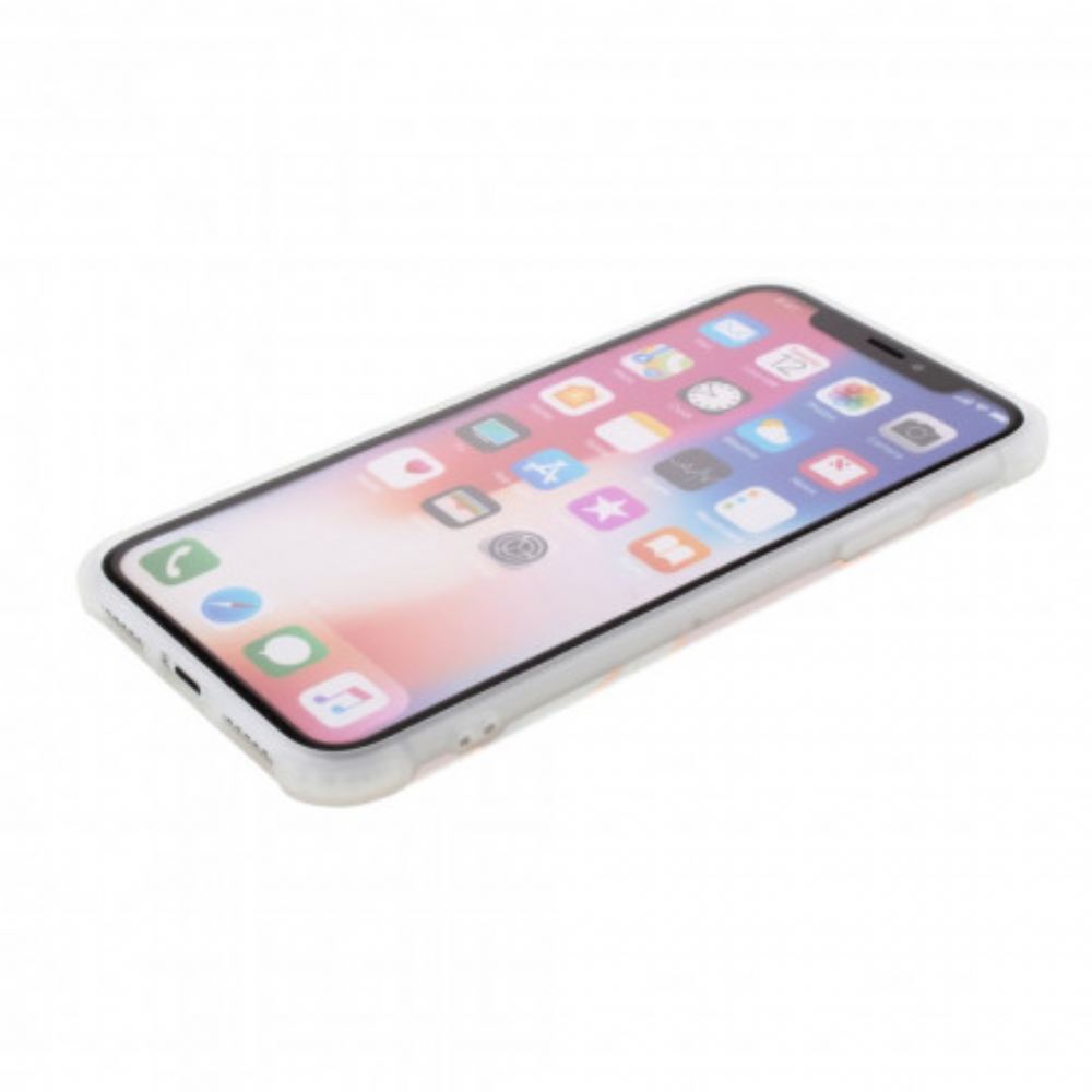 Kryt Na iPhone X / XS Okázalý Geometrický Mramor