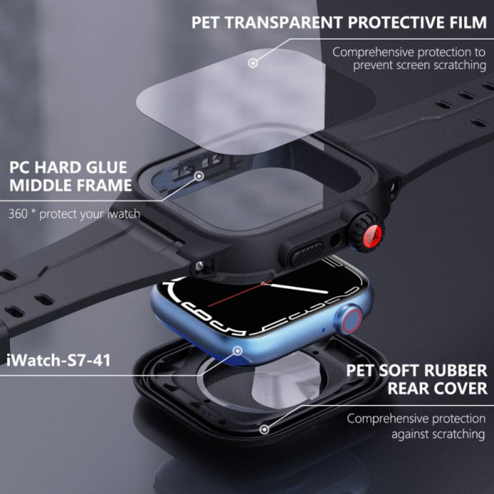 Pouzdra Na Apple Watch Series 7 41mm Shellbox