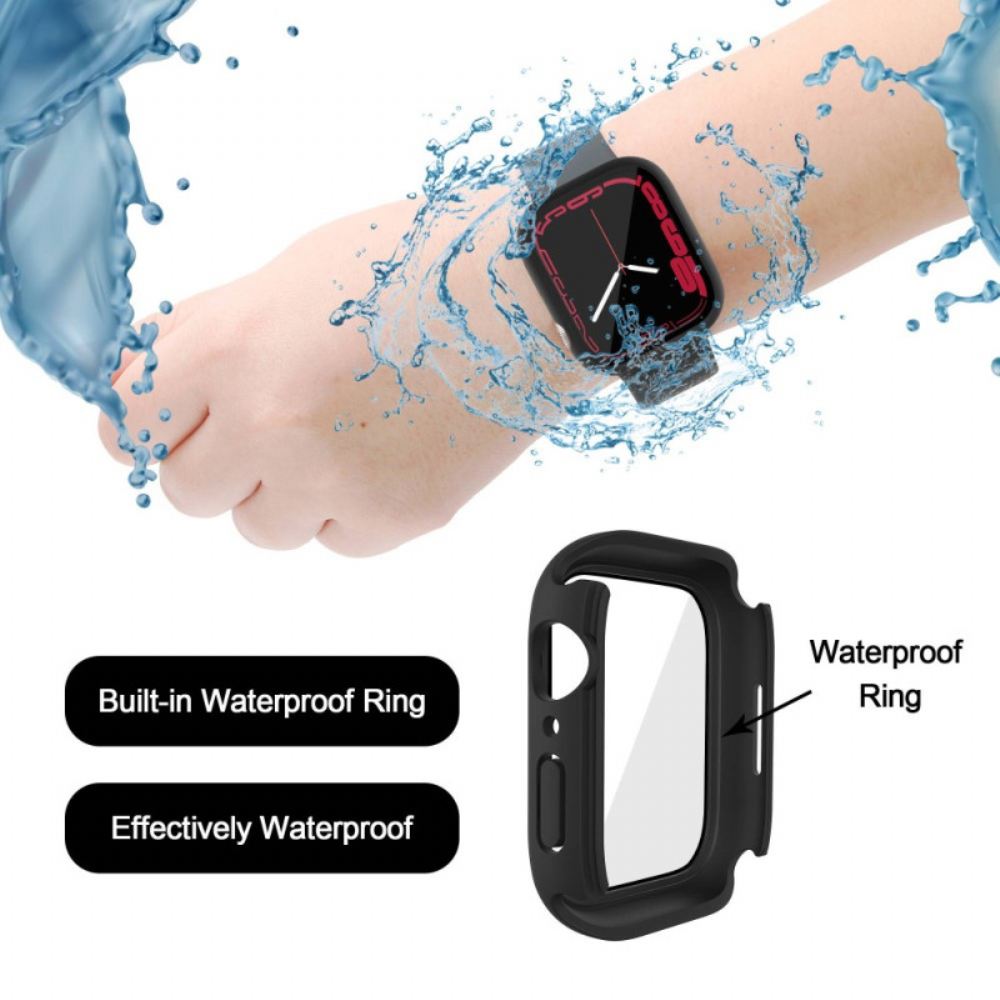 Vodotěsné Pouzdro Z Tvrzeného Skla Apple Watch Series 7 41 Mm