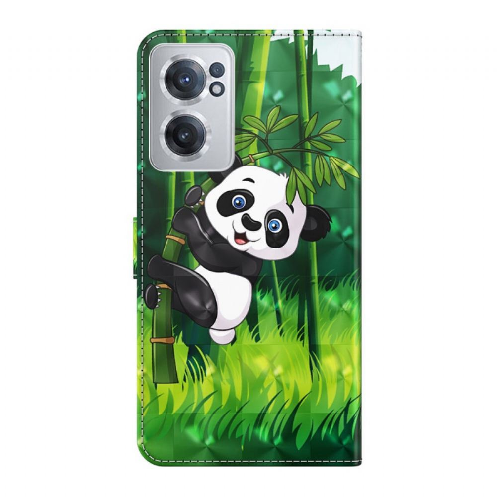 Flipové Pouzdro Na OnePlus Nord CE 2 5G Komická Panda