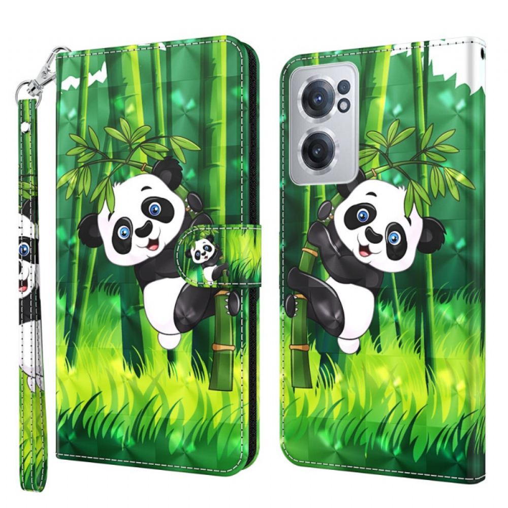 Flipové Pouzdro Na OnePlus Nord CE 2 5G Komická Panda