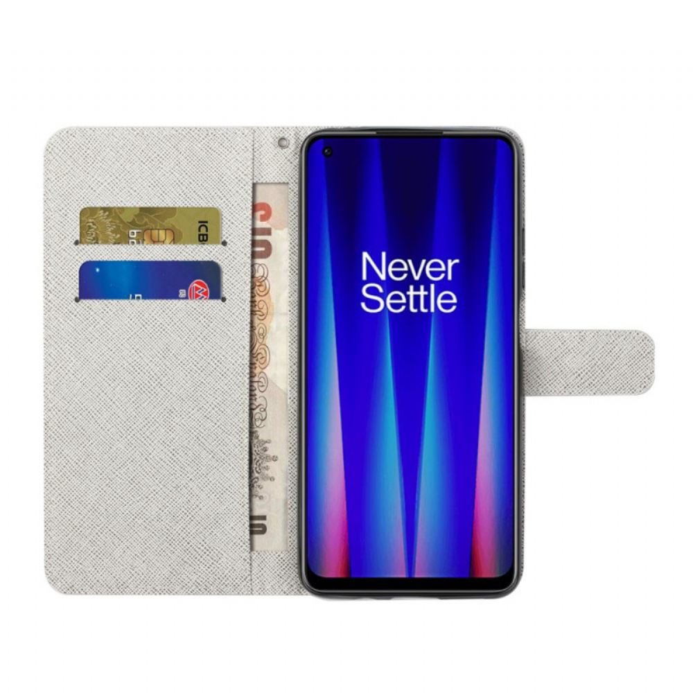 Flipové Pouzdro Na OnePlus Nord CE 2 5G Nebeský Motýl