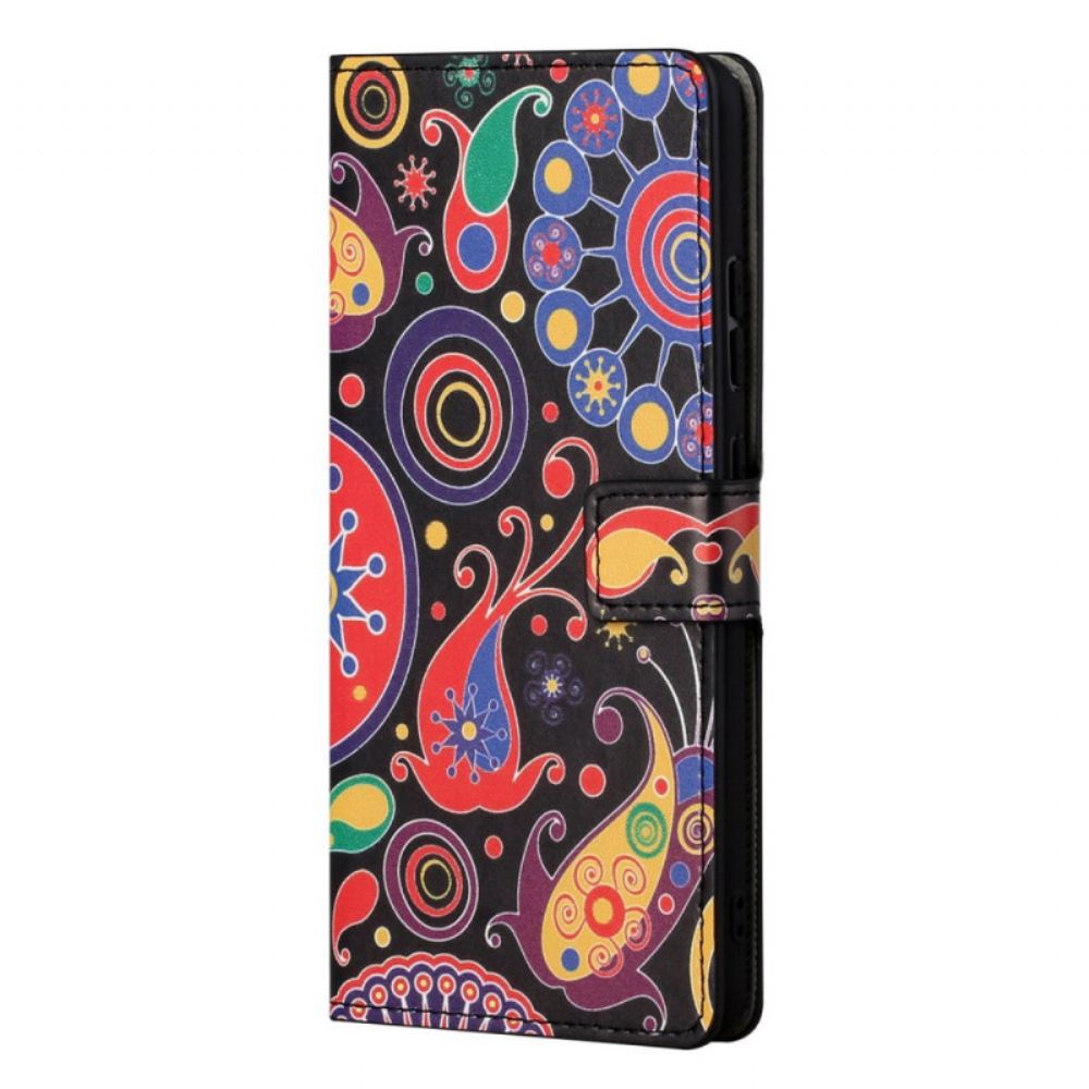 Kožené Pouzdro Na OnePlus Nord CE 2 5G Psychedelie