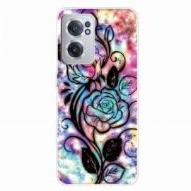 Kryty Na Mobil Na OnePlus Nord CE 2 5G Psychedelické Květiny