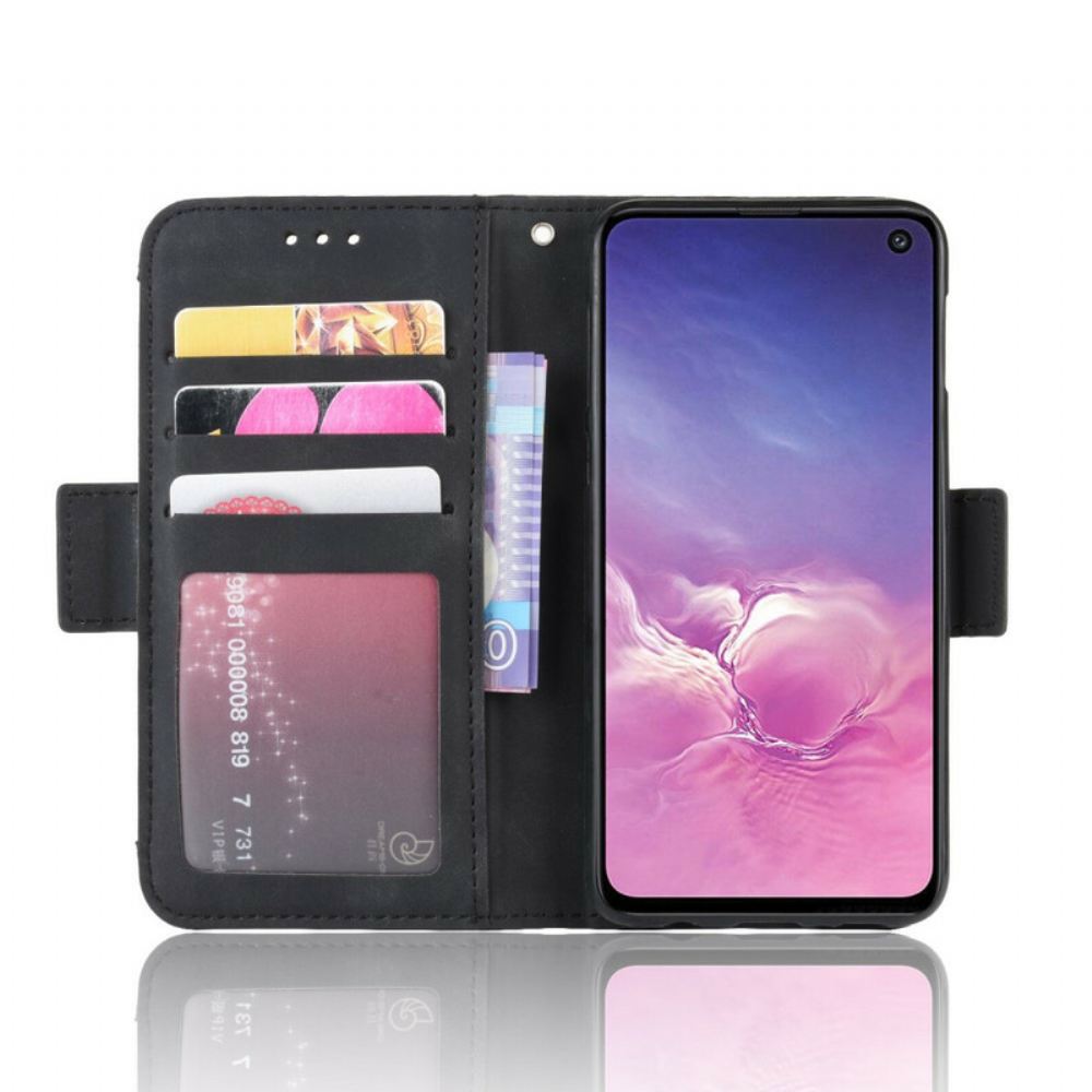 Flipové Pouzdro Na Samsung Galaxy S10e Multi-card První Třídy