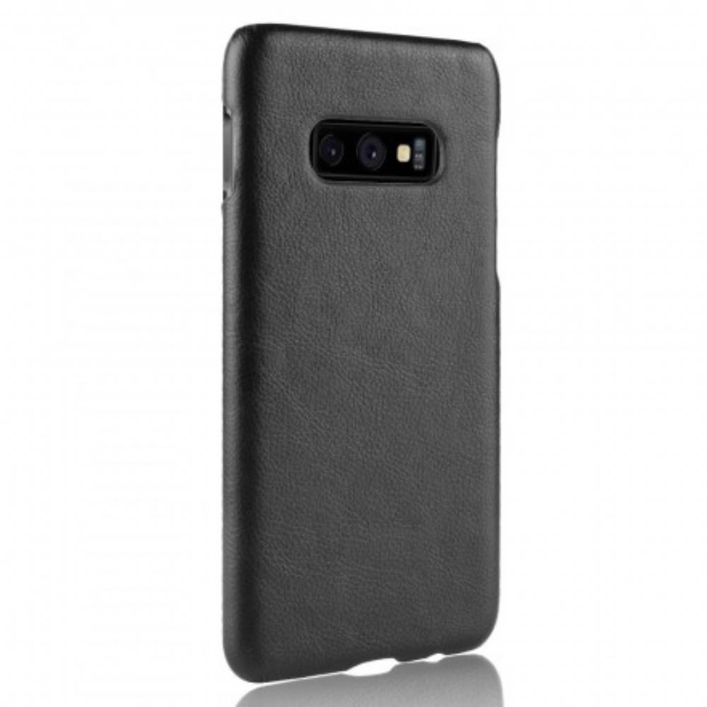 Kryt Na Samsung Galaxy S10e Kožený Efekt Litchi