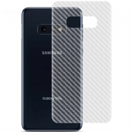 Zadní Ochranná Fólie Pro Samsung Galaxy S10E Style Carbon Imak