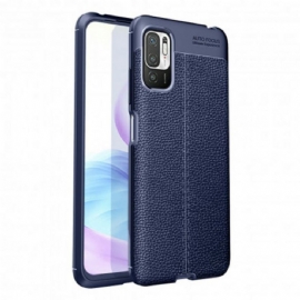 Kryt Na Poco M3 Pro 5G Leather Effect Litchi Double Line