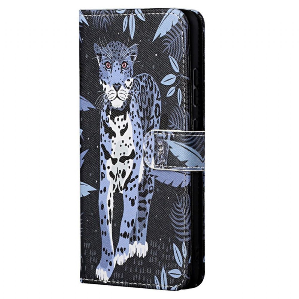 Flipové Pouzdro Na Xiaomi Redmi Note 11 Pro 4G / 5G Na Lana Strappy Leopard