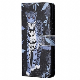 Flipové Pouzdro Na Xiaomi Redmi Note 11 Pro 4G / 5G Na Lana Strappy Leopard