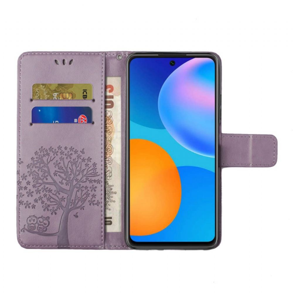 Flipové Pouzdro Na Xiaomi Redmi Note 11 Pro 4G / 5G Na Lana Strom A Sovy