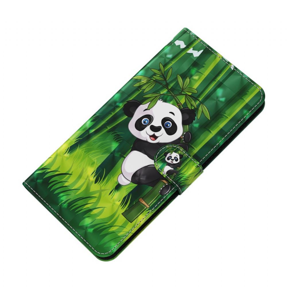 Flipové Pouzdro Na Xiaomi Redmi Note 11 Pro 4G / 5G Panda A Bambus