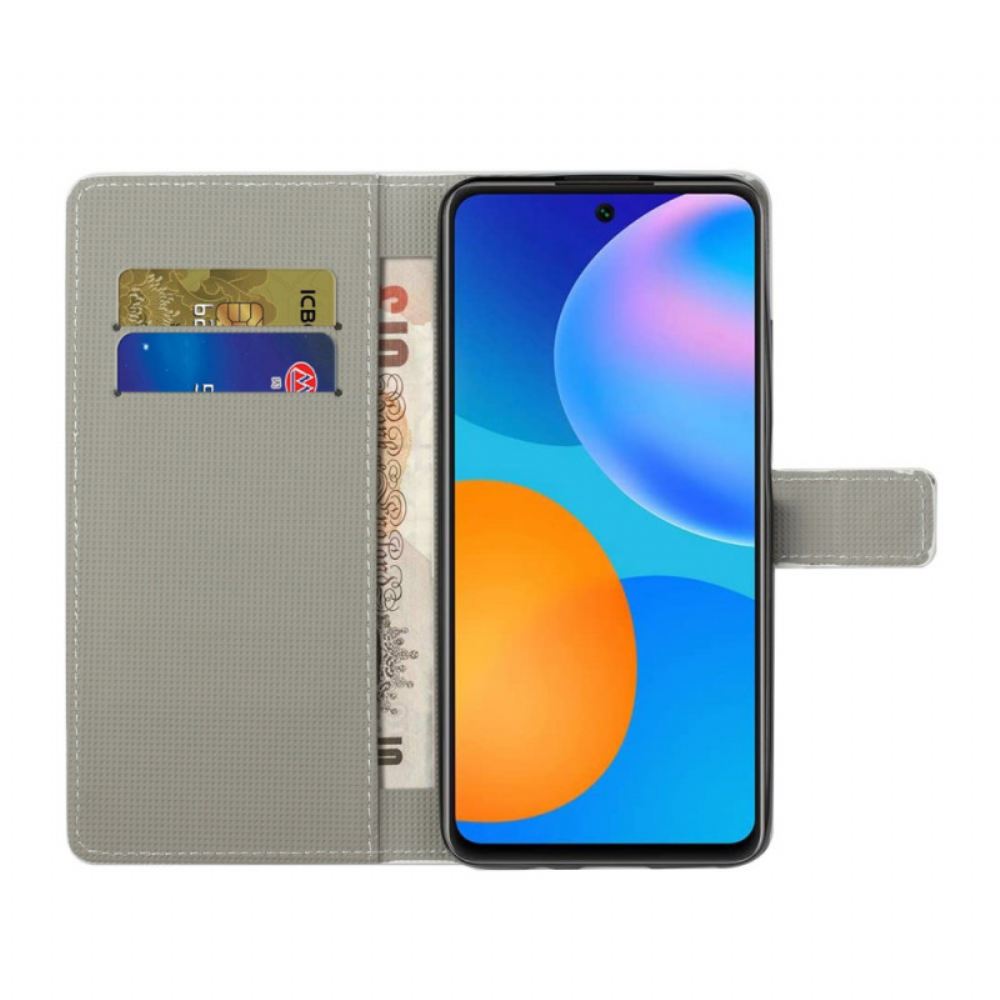 Flipové Pouzdro Na Xiaomi Redmi Note 11 Pro 4G / 5G Spící Sova