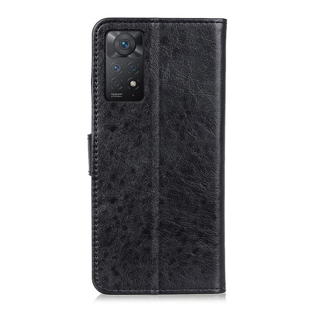 Flipové Pouzdro Na Xiaomi Redmi Note 11 Pro 4G / 5G Texturovaná Umělá Kůže