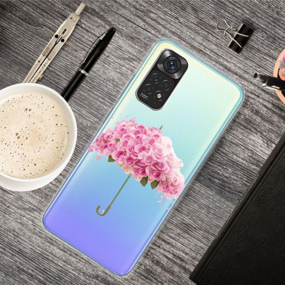 Kryt Na Xiaomi Redmi Note 11 Pro 4G / 5G Růžový Deštník