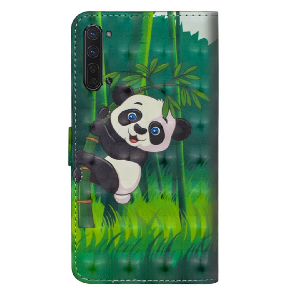 Flipové Pouzdro Na Oppo Find X2 Lite Panda A Bambus