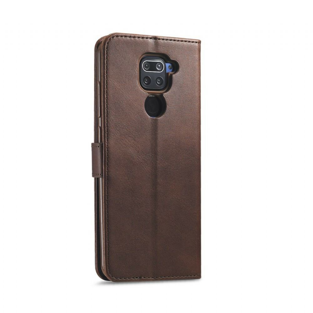 Flipové Pouzdro Na Xiaomi Redmi Note 9 Kožený Efekt Lc.imeeke