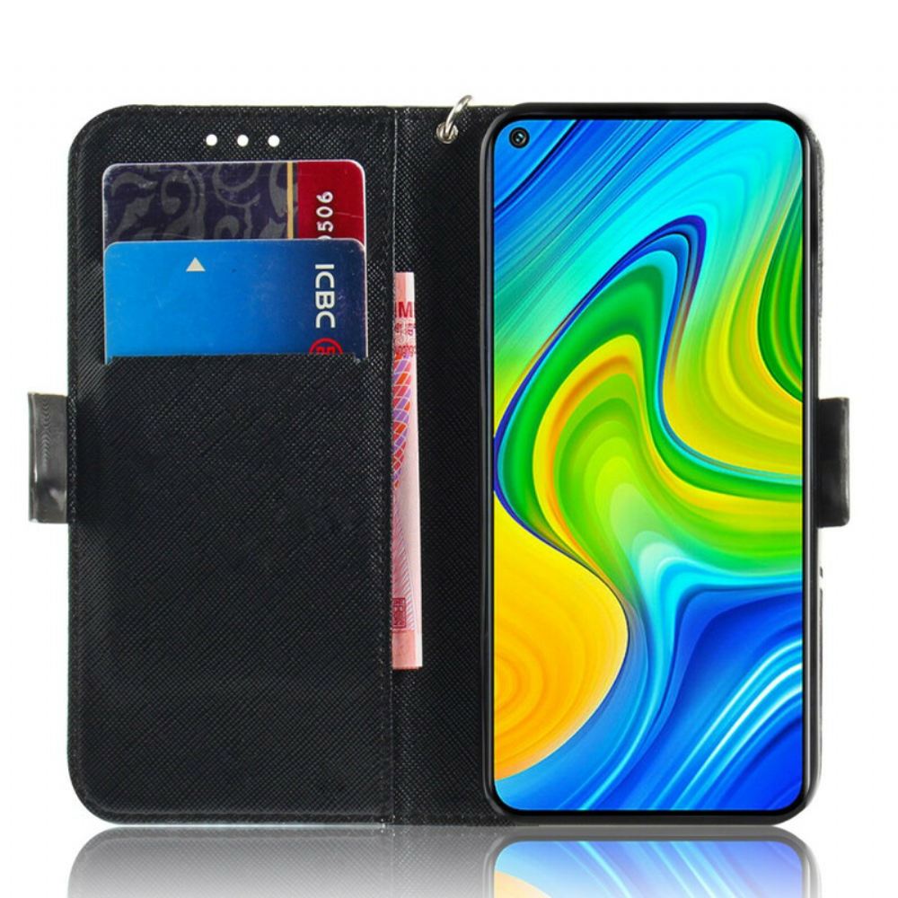 Flipové Pouzdro Na Xiaomi Redmi Note 9 Na Lana Mistrovská Mandala S Popruhem