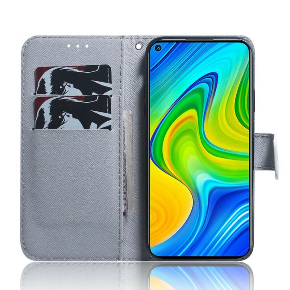 Flipové Pouzdro Na Xiaomi Redmi Note 9 Malování Sov