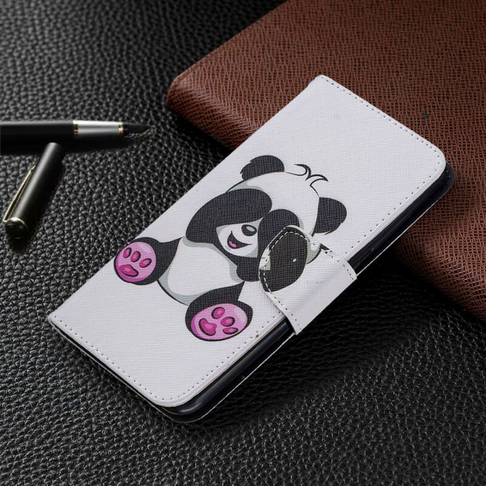 Flipové Pouzdro Na Xiaomi Redmi Note 9 Panda Zábava